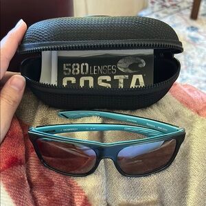 Costa Blue Sunglasses with Case